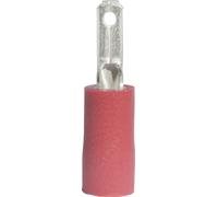 Cosse à languette mâle 2.8 x 0.8 mm Vogt Verbindungstechnik 391308 180 ° partiellement isolé rouge