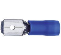 Cosse à languette mâle 6.3 x 0.8 mm Klauke 830 180 ° partiellement isolé bleu