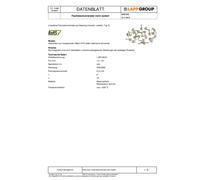 Cosse à languette mâle 6.3 x 0.8 mm LAPP L-BB 638 M 63501530 180 ° non isolé métal 100 pc(s)