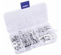 COSSE À OEIL À SOUDER ET À SERTIR NON ISOLÉES M6 À M8 - COFFRET DE 60 PCS - STILKER - 77850