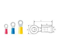Cosse à oeillet Weidmüller LIR 6M4 V 9200230000 Section max.: 6 mm² Ø du trou: