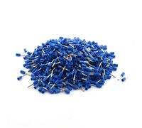 sourcingmap 1000pcs 0,75mm2 Embout de Câble Embout de Câblage Cosse à Sertir électrique Fil Sertissage Borne Connecteur Terminal 20AWG Bleu Type de Tube Isolé