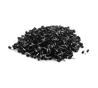 Cosse à sertir SOURCING MAP 1000pcs 1,5mm²(16AWG) Embout Câble électrique Fil Sertissage Borne Connecteur Terminal Noir Tube Isolé