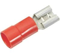 Cosse clip 2.8 mm x 0.8 mm LAPP L-RA 28 H 63101010 180 ° partiellement isolé rouge 100 pc(s)