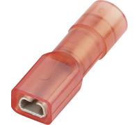 Cosse clip 2.8 mm x 0.8 mm Vogt Verbindungstechnik 396008 180 ° entièrement isolé rouge