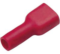 Cosse clip 4.8 mm x 0.5 mm Cimco 180244 180 ° entièrement isolé rouge