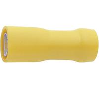 Cosse clip 4.8 mm x 0.8 mm Klauke 8503V 180 ° entièrement isolé jaune