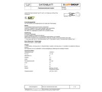 Cosse clip 4.8 mm x 0.8 mm LAPP L-RB 49 H 63101070 180 ° partiellement isolé bleu 100 pc(s)