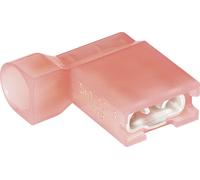 Cosse clip 4.8 mm x 0.8 mm TE Connectivity Ultra-Fast FASTON 2-520337-2 180 ° entièrement isolé rouge