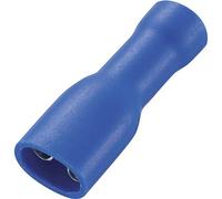 Cosse clip 4.8 mm x 0.8 mm TRU COMPONENTS FDFD2-187(8) 180 ° entièrement isolé bleu 50 pc(s)