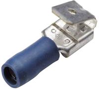 Cosse clip 6.3 mm x 0.8 mm Cimco 180284 avec dérivation 180 ° partiellement isolé jaune