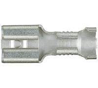 Cosse clip 6.3 mm x 0.8 mm Klauke 1750 180 ° non isolé métal