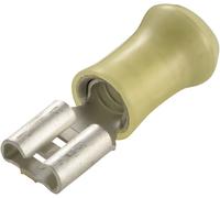 Cosse clip 6.3 mm x 0.8 mm TE Connectivity PIDG-FASTON 160314-2 180 ° partiellement isolé jaune
