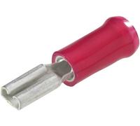 Cosse clip 6.3 mm x 0.8 mm TE Connectivity PIDG-FASTON 165536-1 180 ° partiellement isolé bleu