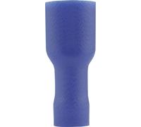 Cosse clip 6.3 mm x 0.8 mm Vogt Verbindungstechnik 3945S 180 ° entièrement isolé bleu