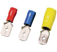Cosse clip 6.3 mm x 0.8 mm Weidmüller LIF 1,5M638 R 9200580000 180 ° partiellement isolé rouge 100 pc(s)