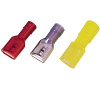 Cosse clip 6.3 mm x 0.8 mm Weidmüller VFSKHV/4,0-6,0/638 1491950000 entièrement isolé jaune 100 pc(s)