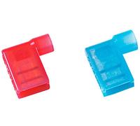 Cosse clip 6.3 mm x 0.8 mm Weidmüller WFSKHV/0,5-1,05 1491960000 entièrement isolé rouge 100 pc(s)