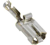 Cosse clip 6.35 mm x 0.81 mm TE Connectivity Positive Lock 737015-3 anti-vibrations 180 ° non isolé argent