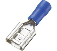 Cosse clip 8.0 mm x 0.8 mm TRU COMPONENTS FDD2-212 180 ° partiellement isolé bleu 100 pc(s)