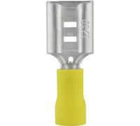Cosse clip 9.5 mm x 1.2 mm Vogt Verbindungstechnik 3914 180 ° partiellement isolé jaune