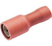 Cosse cylindrique femelle Vogt Verbindungstechnik 3915S 0.50 mm² 1 mm² Ø de la broche: 4 mm entièrement isolé rouge
