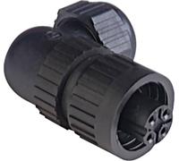 Cosse cylindrique mâle Série (connecteur rond): CA Hirschmann CA 3 W LD 934 129-100-1 femelle, coudé Nombre total de pôles: 3