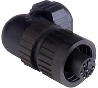 Cosse cylindrique mâle Série (connecteur rond): CA Hirschmann CA 6 W LD 934 131-100-1 femelle, coudé Nombre total de pôles: 6 + PE 1 pc(s)