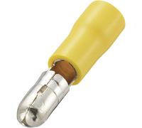 Cosse cylindrique mâle Vogt Verbindungstechnik 3922S 4 mm² 6 mm² Ø de la broche: 5 mm partiellement isolé jaune