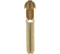 Cosse Cylindrique Nue Mâle en Blister, 4mm Diamètre, 1 à 2.5mm2, Lot de 10