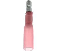 Cosse Cylindrique Pré-Isolée Mâle Thermorétractable, 4mm Diamètre, 0.3 à 1.5mm2, Lot de 25