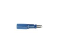 Cosse Cylindrique Pré-Isolée Mâle Thermorétractable, 4mm Diamètre, 1.5 à 2.5mm2, Lot de 25