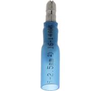 Cosse Cylindrique Pré-Isolée Mâle Thermorétractable, 4mm Diamètre, 1.5 à 2.5mm2, Lot de 5