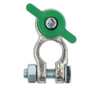 Cosse de batterie en Laiton étamé - Papillon Vert (-) M8