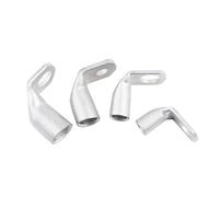 Cosse de câble coudée à 90 degrés en L, connecteur à sertir en cuivre étamé T6/10/16/25-4/6/8/10(T25-8,50pcs)