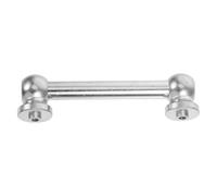 Cosse de Tambour Métallique Double Tête 9, 5cm Boules Argenté