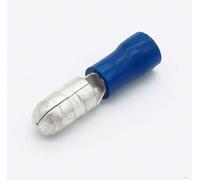Cosse Electrique Cylindriques Male Bleue - Lot de 100 Cosses Electriques (Pour fils jusqu'à 1.1mm to 2.6mm²) - LIVRAISON GRATUITE!