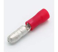 Cosse Electrique Cylindriques Male Rouge - Lot de 100 Cosses Electriques (Pour fils jusqu'à 0.4mm to 1mm²) - LIVRAISON GRATUITE!