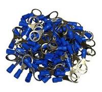 cosse electrique ronde a oeil 10 mm bleu - fil 1.5 a 2.5 - 100 cosses - Oc-pro Bleu G