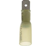 Cosse Plate Pré-Isolée Mâle Thermorétractable en Sachet, 6.35mm x 0.8mm, 2.6 à 6mm2, Lot de 25
