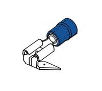 Cosse repiquage 6.4mm bleu