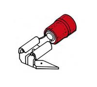 Cosse repiquage 6.4mm rouge