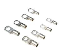 Cosses à œillet, Cosses à anneau Connecteurs de fils Cosse en cuivre étamé SC(SC10-6(AWG8-1/4)40个)