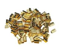 Cosses à sertir en laiton en U, Connecteur de fil cuivre en forme U, 100 à 0.5 mm2, Terminal sertir, cosse câble, connecteur pression froid, 6, pièces(100pcs 453c)