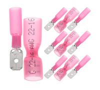 Cosses à Sertir Isolées Mâles Femelles Thermorétractables | Connecteurs Électriques Étanches, PVC et Cuivre, Identification Colorée, Raccords Rapides pour Bateaux et Travaux Extérieurs