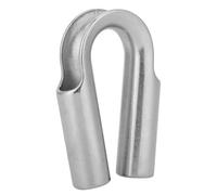 Cosses de câble de Corde gréant la cosse de Tube d'acier Inoxydable pour Les Accessoires de canotage de Corde de treuil(12mm-1PCS)