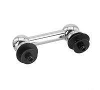 Cosses de caisse claire à deux côtés de 26 à 90 mm de distance entre les trous, double extrémité, pièces en alliage finition argent pour projets de réparation de tambour (51 mm)