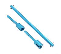 Cosses de joint d'arbre d'entraînement en aluminium 140 mm pour Tamiya TT02 | Précision usinée CNC, pièce de rechange directe, améliore la stabilité du châssis, s'adapte aux modèles à l'échelle 1/10