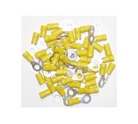 cosses electriques a oeil de 6 jaunes sachet de 50 cosses -