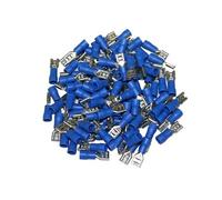 cosses electriques a sertir femelles partiellement isolees bleues 6.3 -